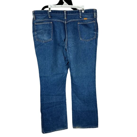 Rustler Mens 100% Cotton Blue Jeans Size 44x30 Classic Fit - Picture 2 of 3